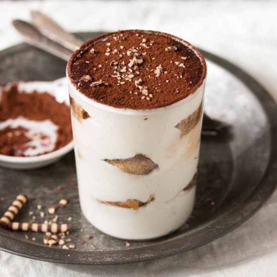 Egg-Free & Alcohol-Free Tiramisu