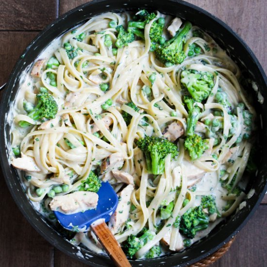 Healthy Pasta Alfredo