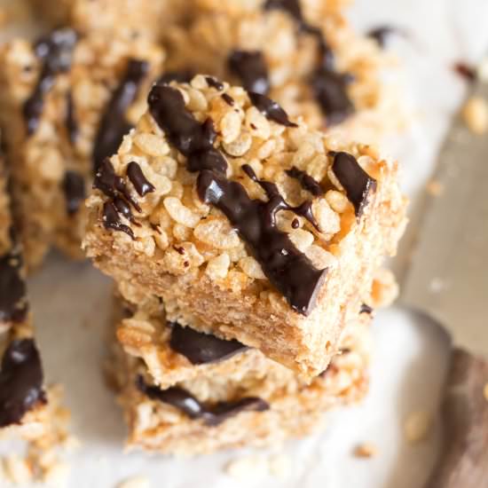 Healthy Peanut Butter Krispies