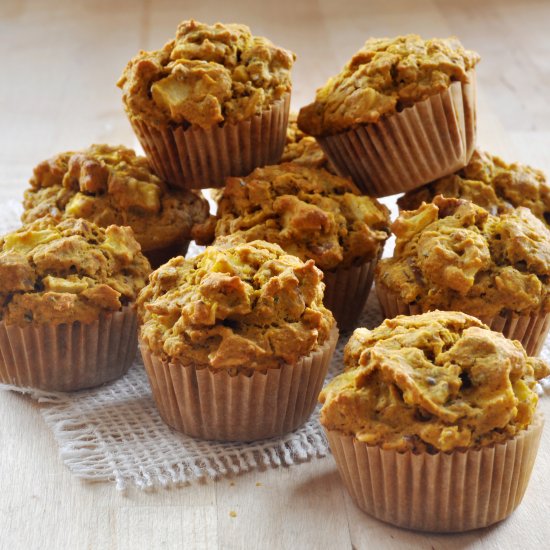 Pumpkin Apple Spice Muffins