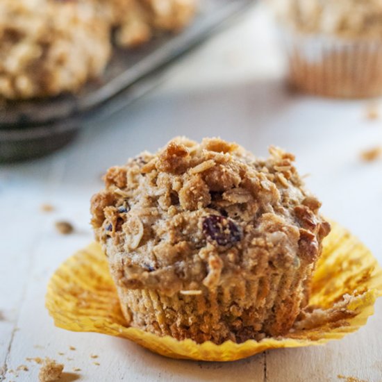 Banana Muesli Muffins