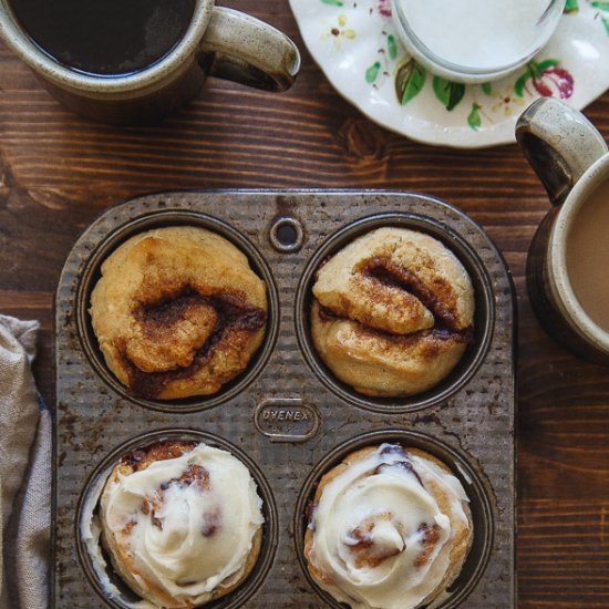 Quick Cinnamon Rolls for Two