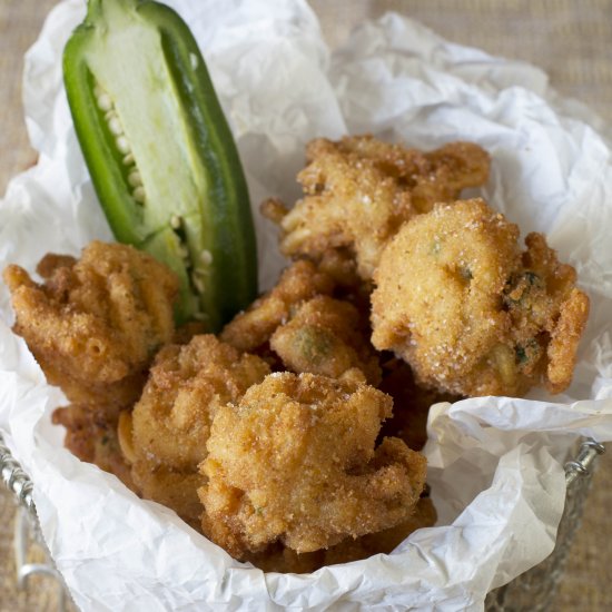 Fried Jalapeño Mac & Cheese Bites