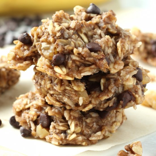 No Added Sugar Banana Oat Cookies