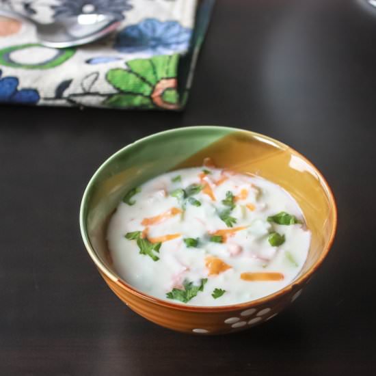 CUCUMBER CARROT RAITA/DIP