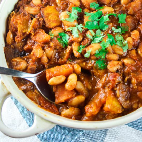 Butternut Squash and Bean Stew