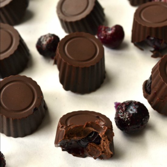 Chocolate Covered Blueberries