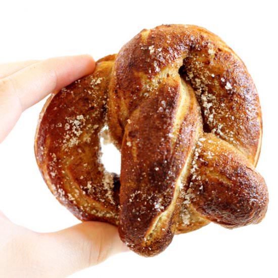 Four Cinnamon Sugar Pretzels