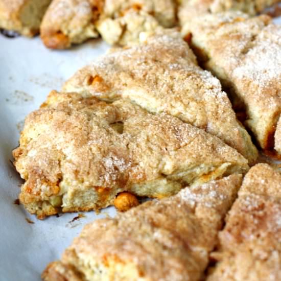 Fresh Apple Cinnamon Scones