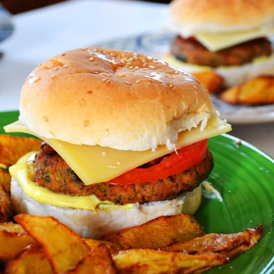 Delicious Homemade Burger