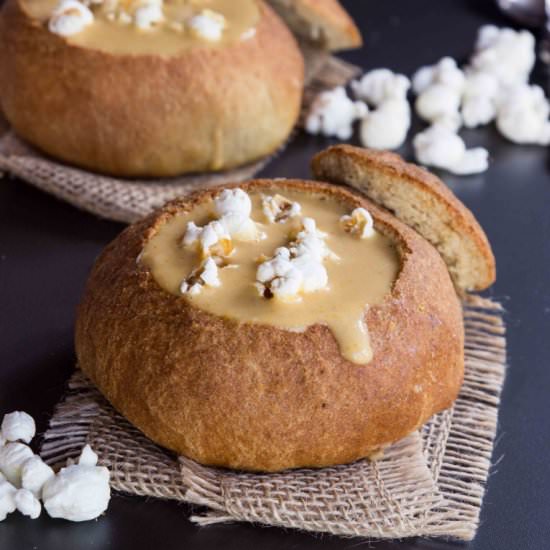 Smoky Beer Cheese & Corn Soup