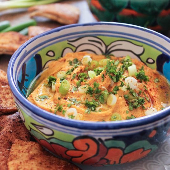 Chipotle Hummus w/Chili Pita Chips