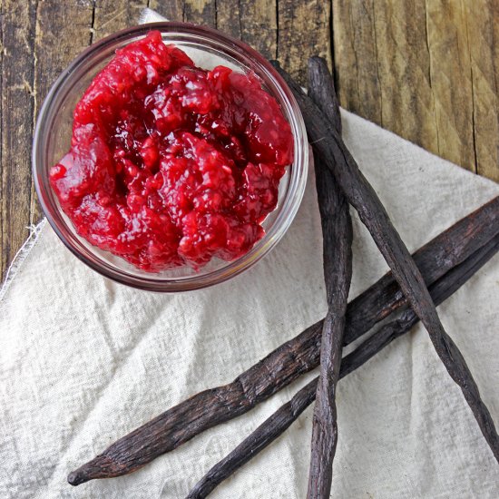 Raspberry Vanilla Bean Jam