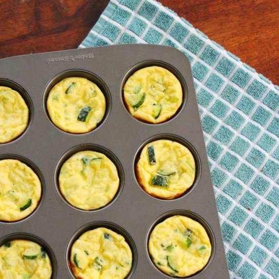 Mini Zucchini and Ricotta Fritatas