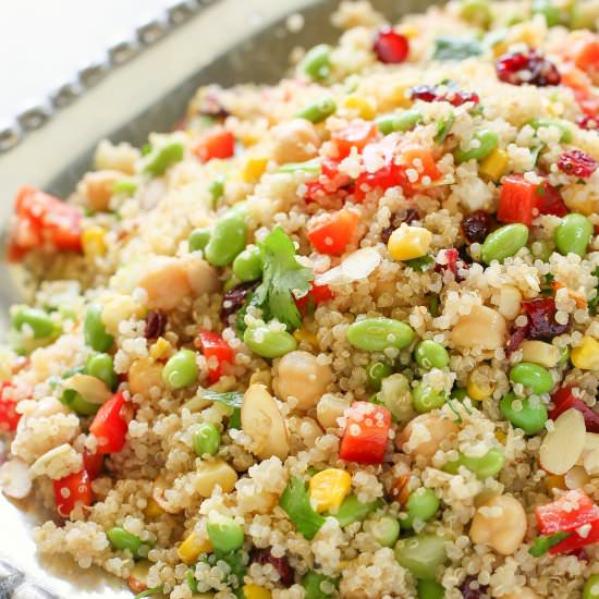 Edamame Quinoa Salad