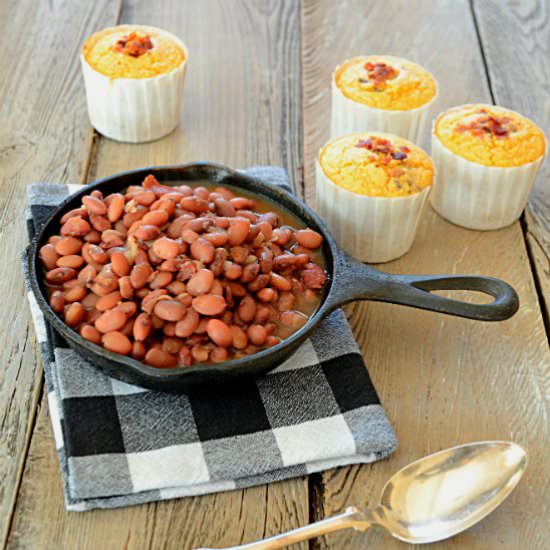 Country Beans and Cornbread