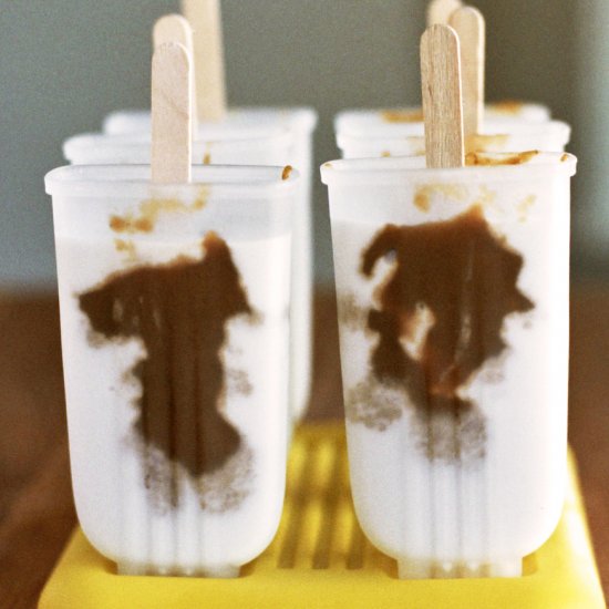 pumpkin latte popsicle