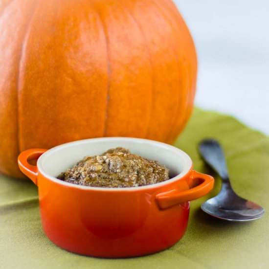 Spicy Pumpkin Meatloaf in a Mug