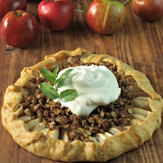 Fall Apple Crisp Galette