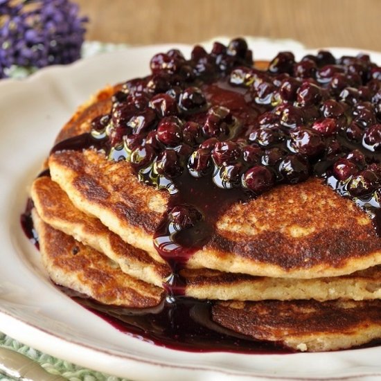 Almond-Spelt Pancakes