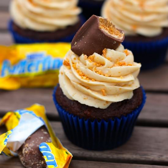 Butterfinger Cupcakes