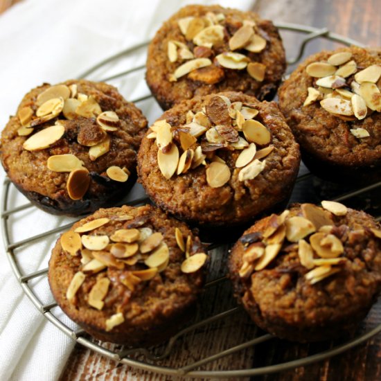 Quinoa Carrot Cake Muffins