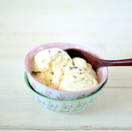 Honey Lavender Ice Cream