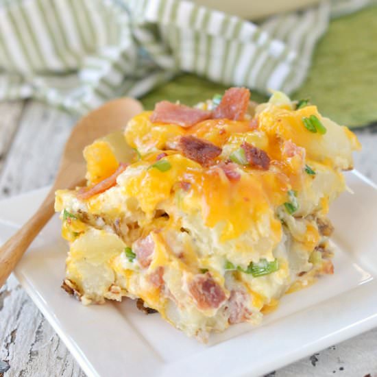 Twice Baked Potato Casserole