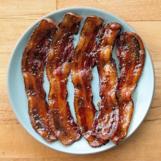 Beer-Glazed Bacon