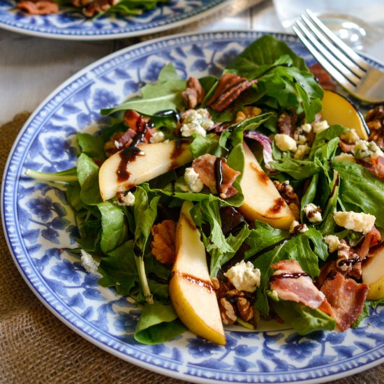 Toasted Walnut & Pear Salad