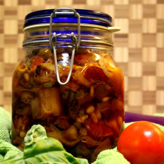 Sicilian Pickled Summer Vegetables