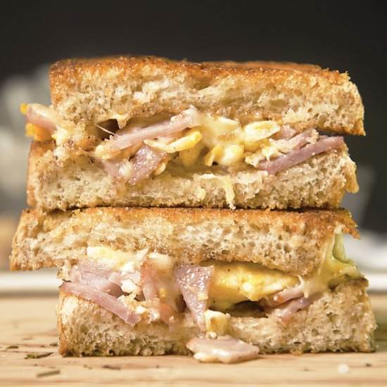 Grilled Ham And Cheese Sandwich