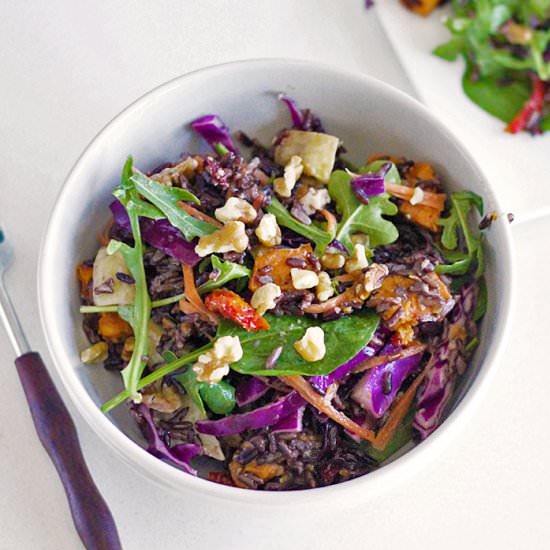 Vegan Black Rice Salad