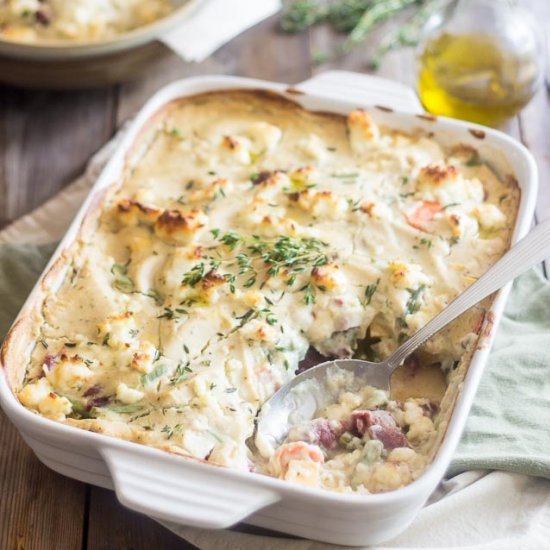 CREAMY CHEESY BEEF CASSEROLE