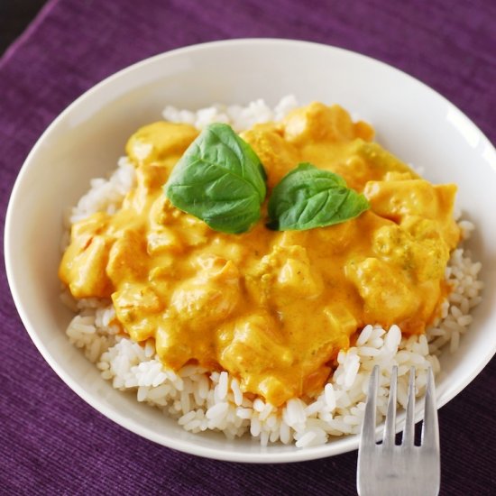 Coconut Shrimp & Veggie Curry