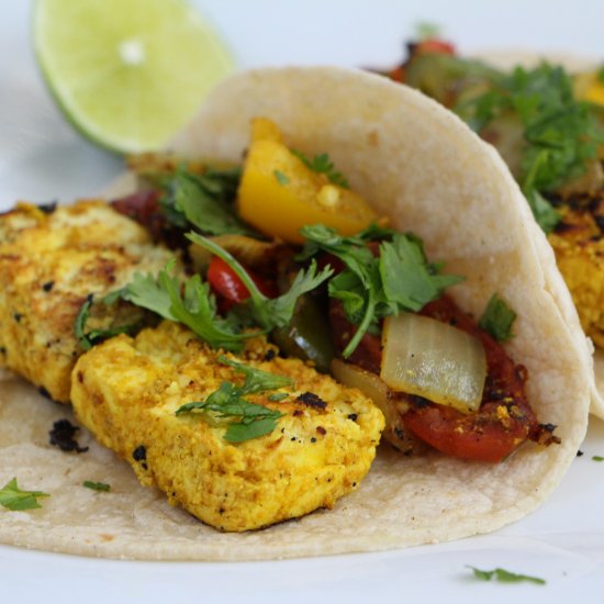 Paneer Tikka Tacos