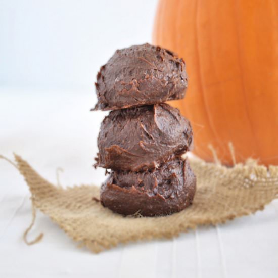 Flourless Chocolate Pumpkin Cookies