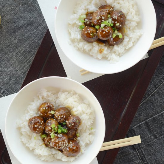 Asian meatballs