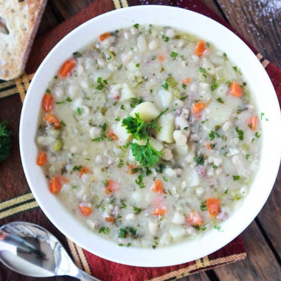 Chunky White Bean Soup