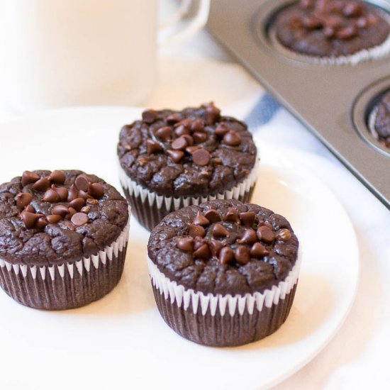 Skinny Double Chocolate Chip Muffin