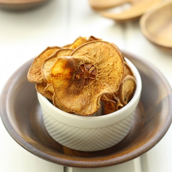 Baked Asian Pear Chips