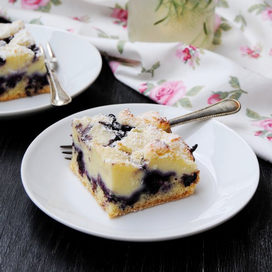 Ricotta Blueberry Squares