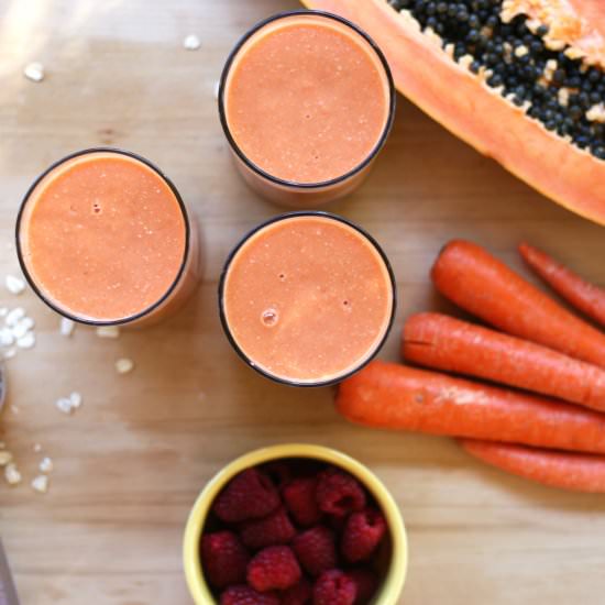 Papaya Sunrise Smoothie