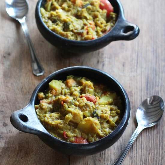 Roasted Vegetable Dhal