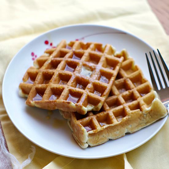 Gluten Free Blender Waffles, Fast!