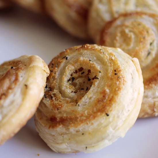 parmesan and herb pinwheels