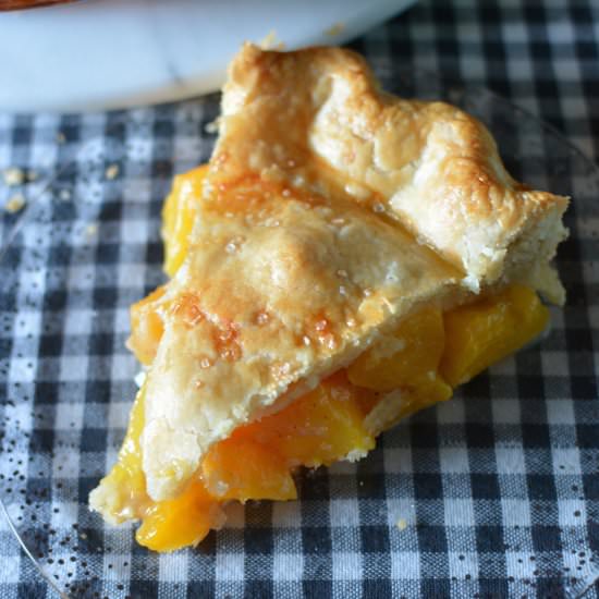 Ginger Peach Pie