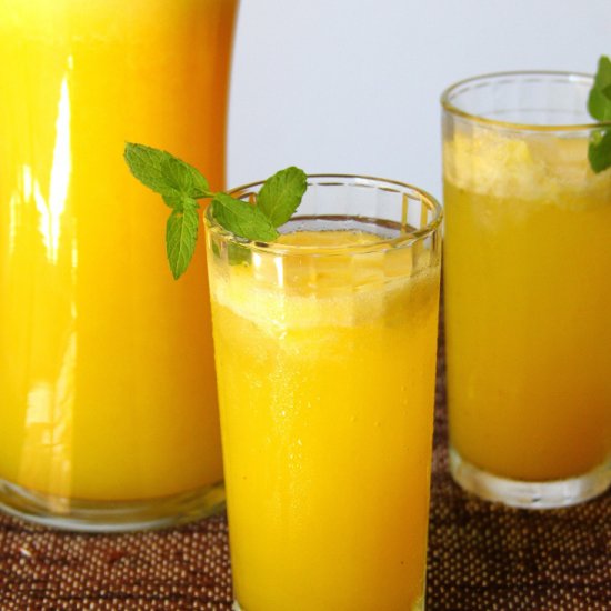 Pineapple and Ginger Agua Fresca