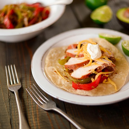 Marinated Chicken Fajitas