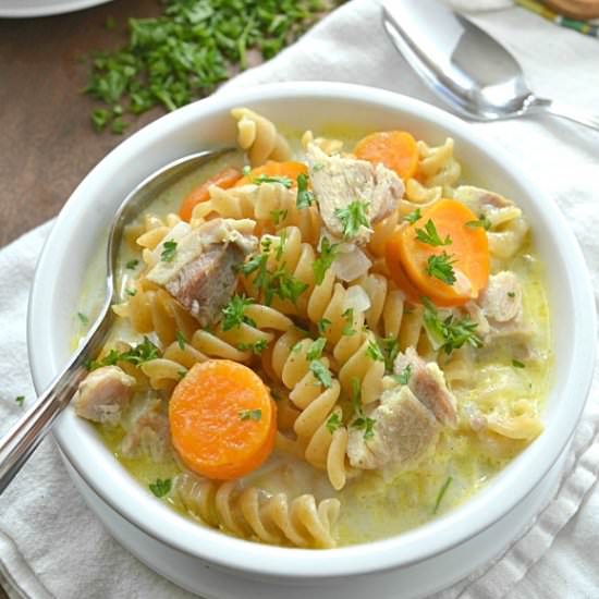 Creamy Chicken Noodle Soup